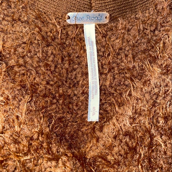 Free People Fuzzy V-Neck Sweater NWT - Picture 11 of 14